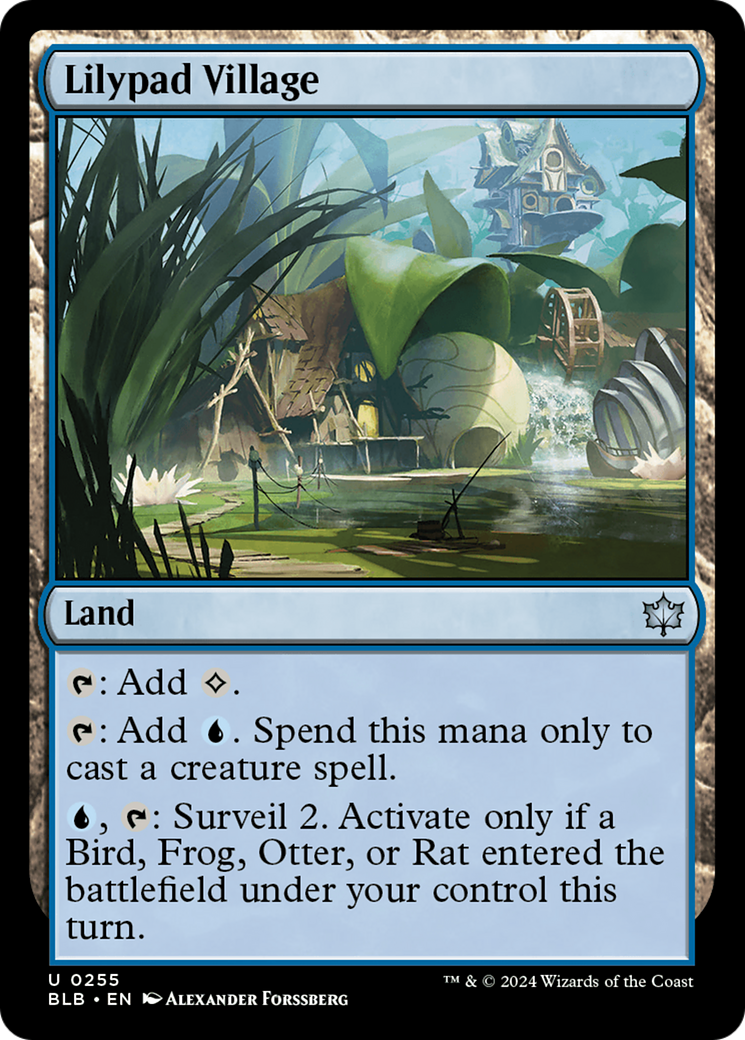 Lilypad Village (BLB-255)  - Bloomburrow