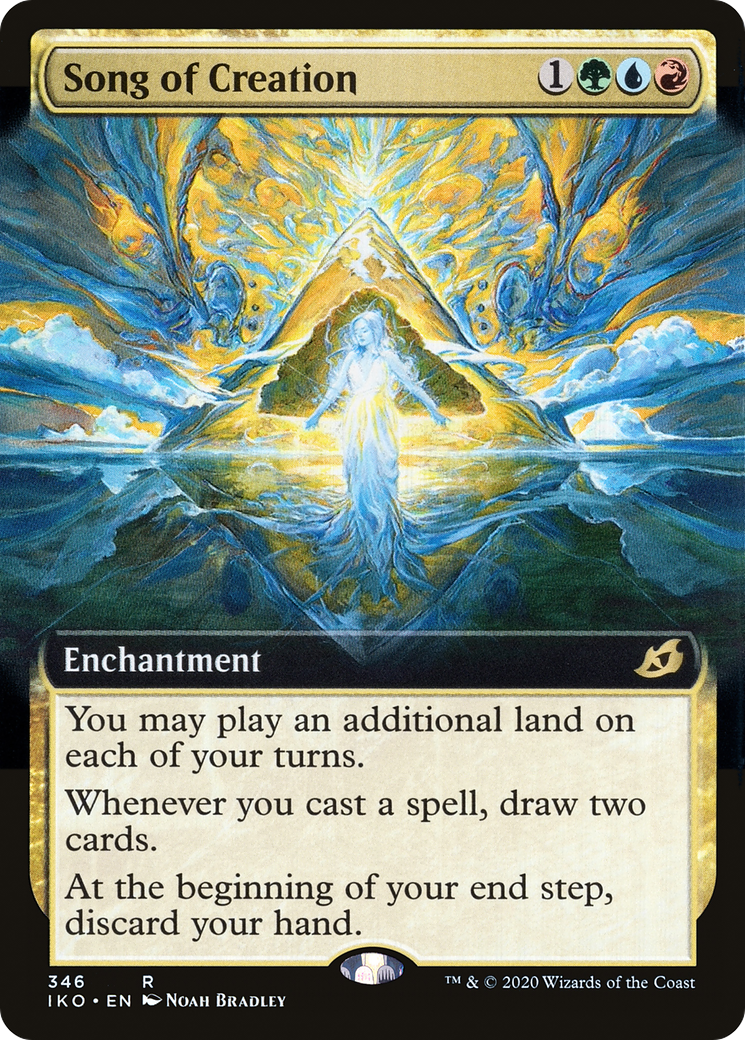 Song of Creation (Extended Art) (IKO-346)  Foil - Ikoria: Lair of Behemoths: (Extended Art)