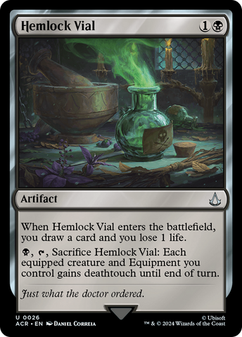 Hemlock Vial (ACR-026)  Foil - Assassin's Creed
