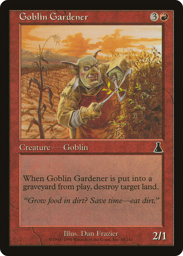 Goblin Gardener (UDS-084)  Foil - Urza's Destiny