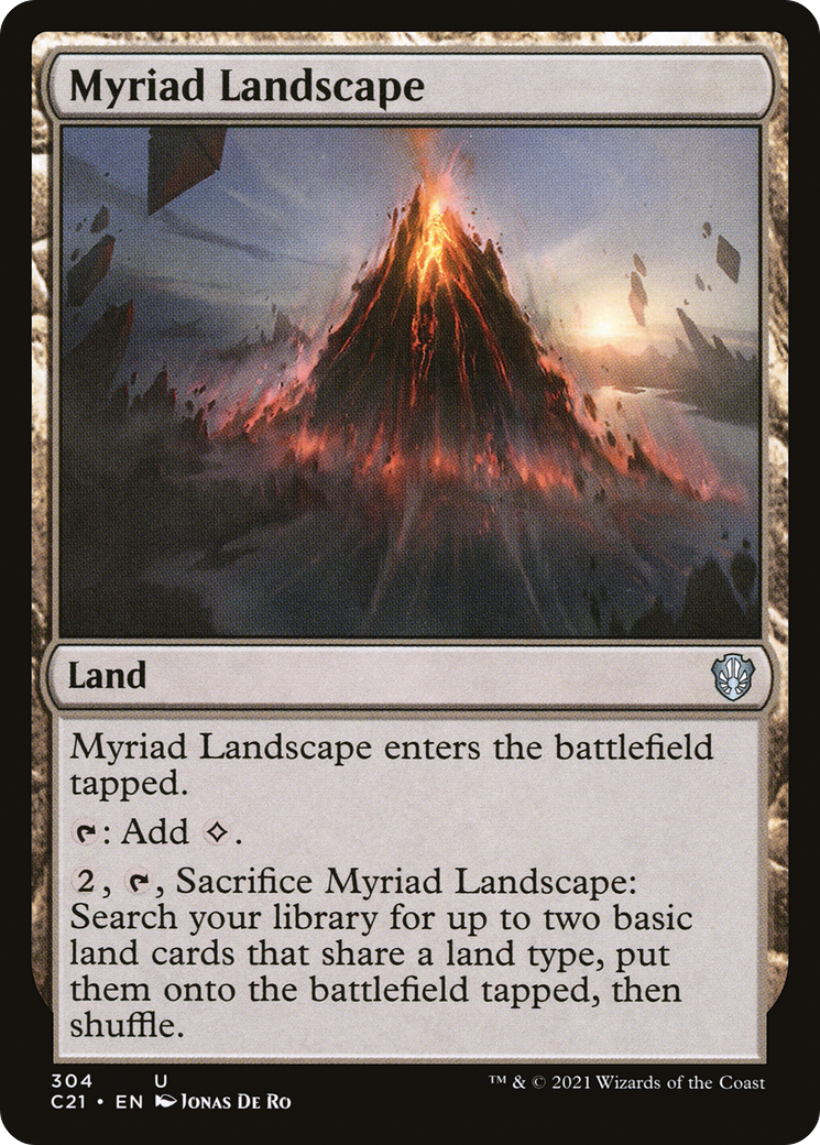 Myriad Landscape (C21-304)  - Commander 2021