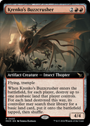 Krenko's Buzzcrusher (Extended Art) (MKM-405)  Foil - Murders at Karlov Manor: (Extended Art)