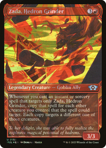 Zada, Hedron Grinder (Halo Foil) (MUL-155)  Foil - Multiverse Legends: (Showcase)