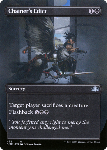 Chainer's Edict (Borderless) (DMR-425)  Foil - Dominaria Remastered