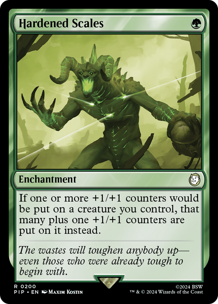 Hardened Scales (PIP-200)  Foil - Fallout