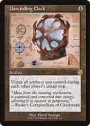 Unwinding Clock (Schematic) (BRR-124)  Foil - The Brothers' War Retro Artifacts