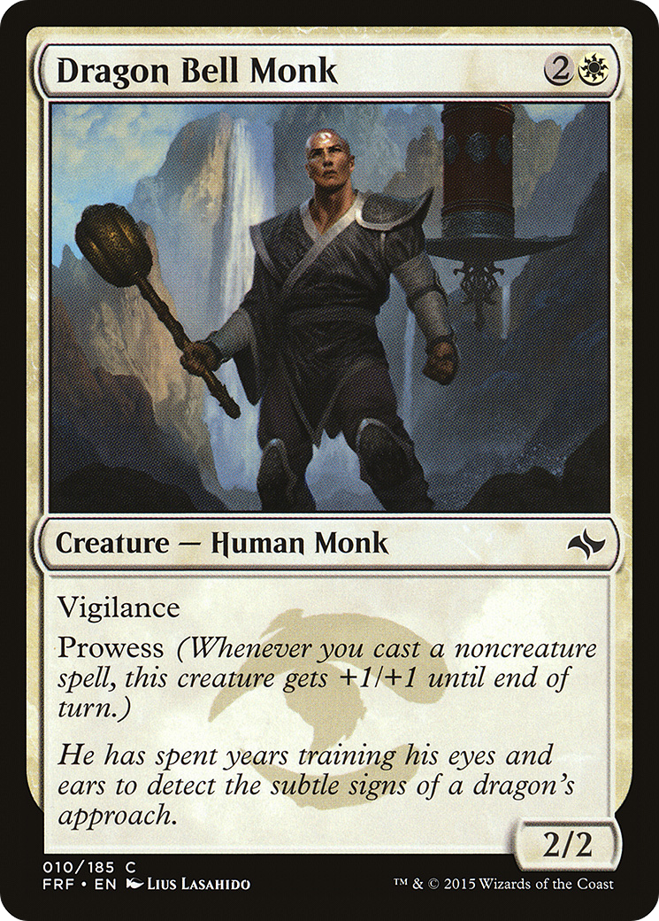 Dragon Bell Monk (FRF-010)  Foil - Fate Reforged