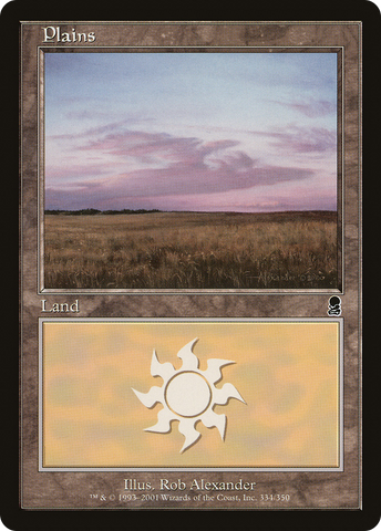 Plains (334) (ODY-334)  Foil - Odyssey