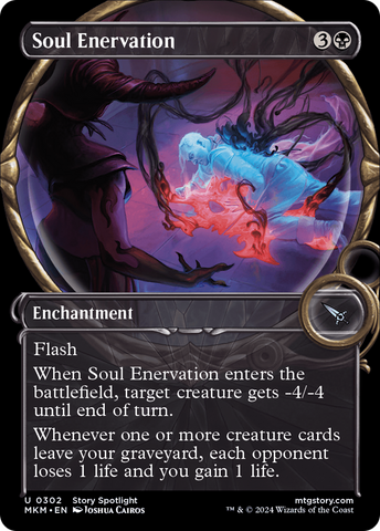 Soul Enervation (Showcase) (MKM-302)  - Murders at Karlov Manor: (Showcase)