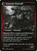 Fearful Villager (DBL-424)  - Innistrad: Double Feature: (Double Faced Transform)