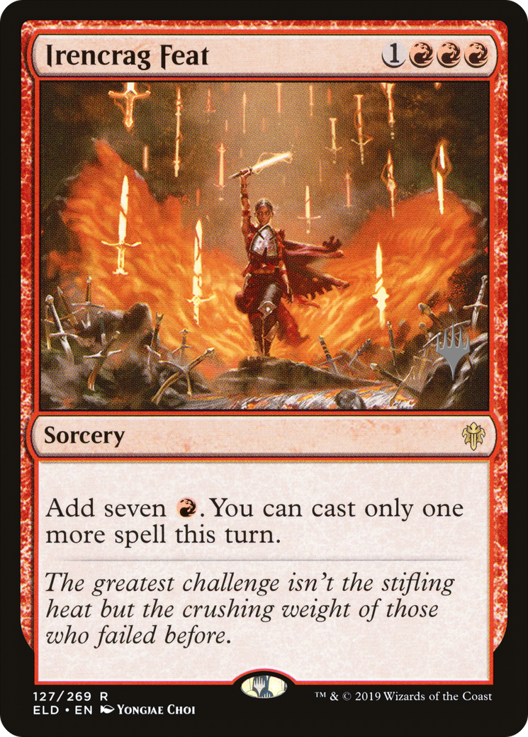 Irencrag Feat (PPELD-127)  Foil - Throne of Eldraine Promos