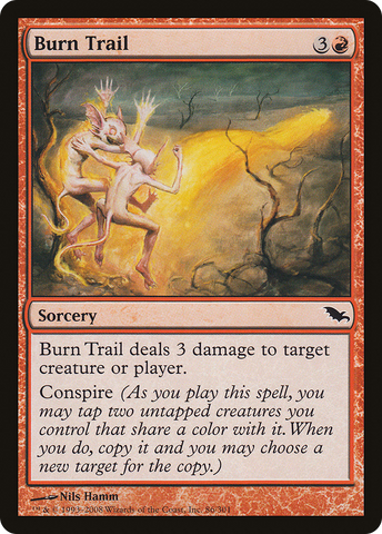 Burn Trail (SHM-086)  Foil - Shadowmoor