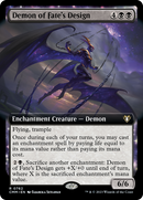 Demon of Fate's Design (Extended Art) (CMM-762)  Foil - Commander Masters: (Extended Art, enchantment)