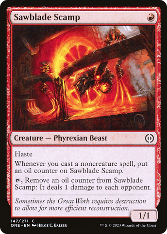 Sawblade Scamp (ONE-147)  - Phyrexia: All Will Be One