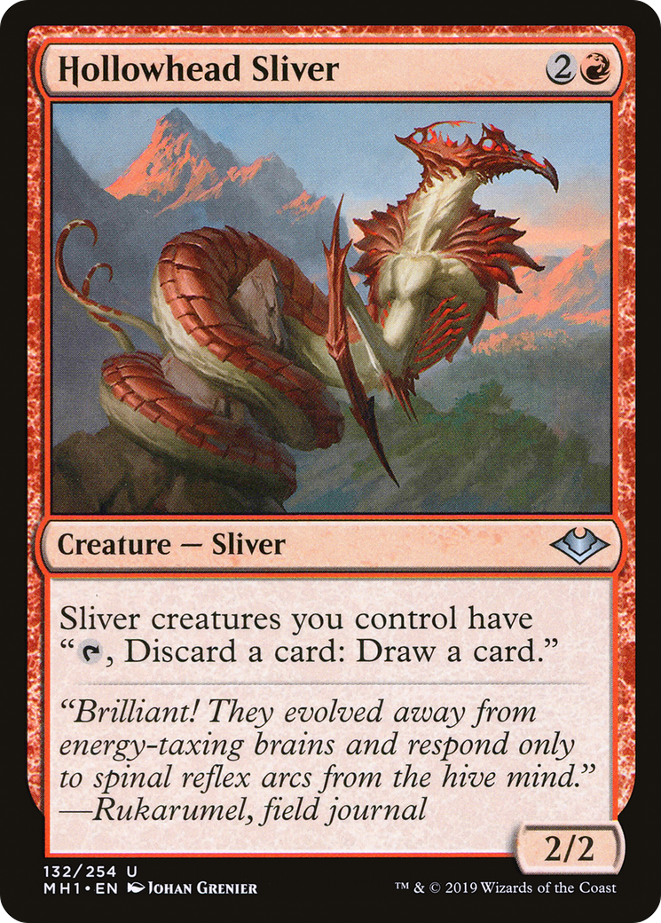 Hollowhead Sliver (MH1-132)  Foil - Modern Horizons