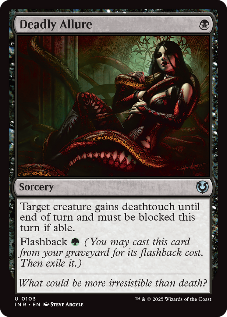 Deadly Allure (INR-103)  Foil - Innistrad Remastered