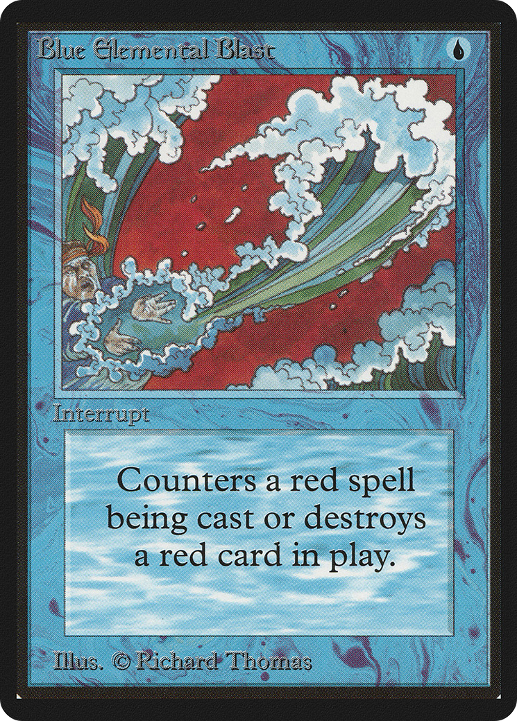 Blue Elemental Blast (LEB-)  - Limited Edition Beta