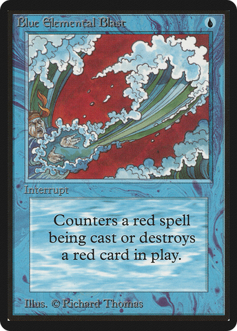 Blue Elemental Blast (LEB-)  - Limited Edition Beta