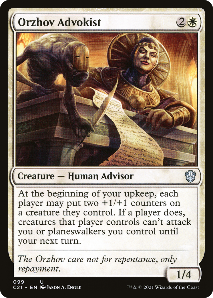Orzhov Advokist (C21-099)  - Commander 2021