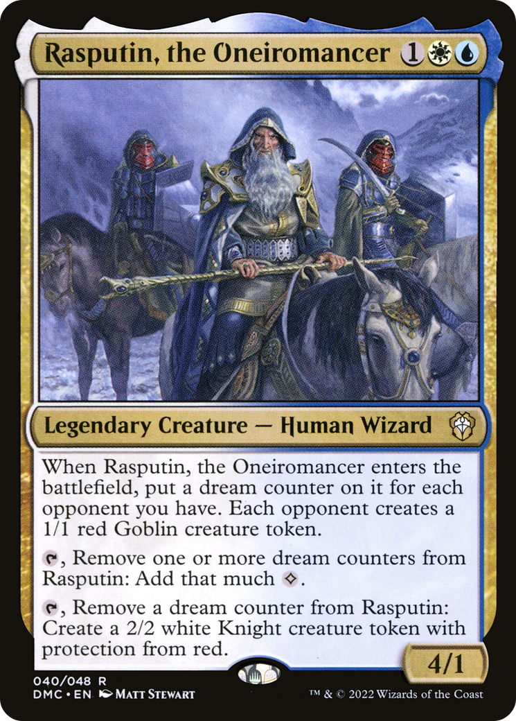 Rasputin, the Oneiromancer (DMC-040)  - Dominaria United Commander