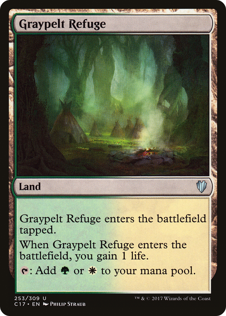 Graypelt Refuge (C17-253)  - Commander 2017