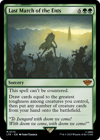 Last March of the Ents (LTR-172)  Foil - The Lord of the Rings: Tales of Middle-earth