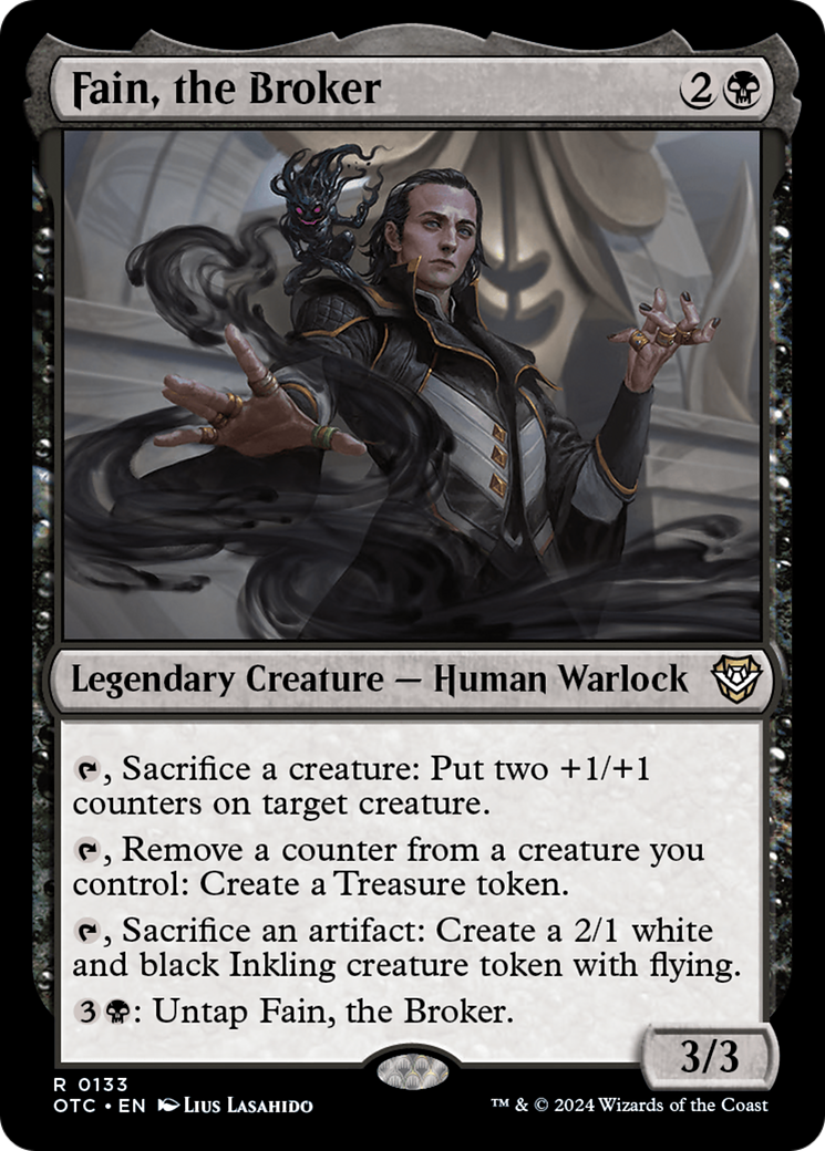 Fain, the Broker (OTC-133)  - Outlaws of Thunder Junction Commander