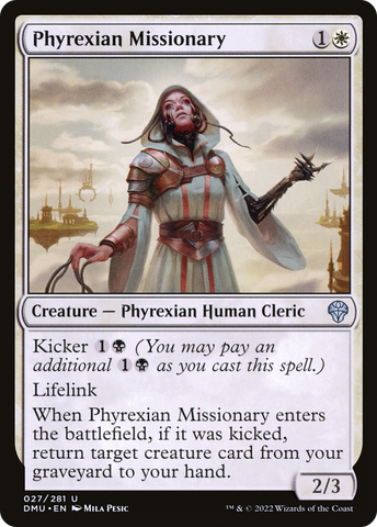 Phyrexian Missionary (DMU-027)  - Dominaria United