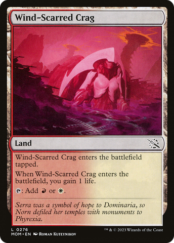 Wind-Scarred Crag (MOM-276)  Foil - March of the Machine