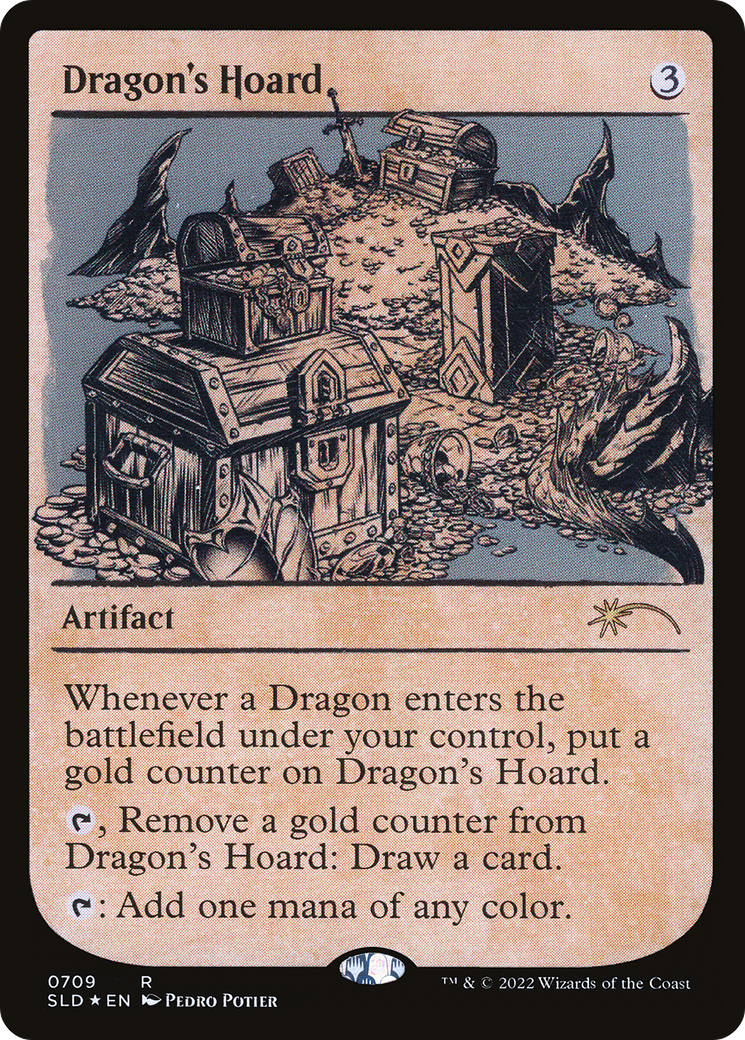 Dragon's Hoard (Showcase) (SLD-709)  Foil - Secret Lair Drop: (Showcase)