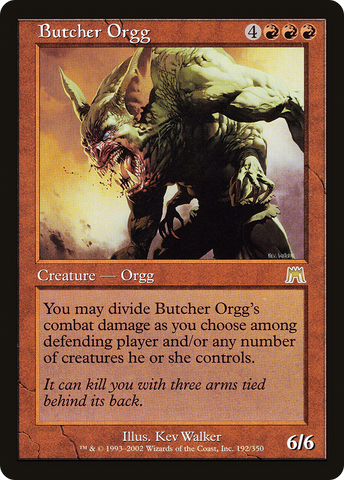 Butcher Orgg (ONS-192) - Onslaught Foil