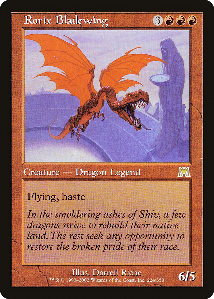 Rorix Bladewing (ONS-224)  Foil - Onslaught