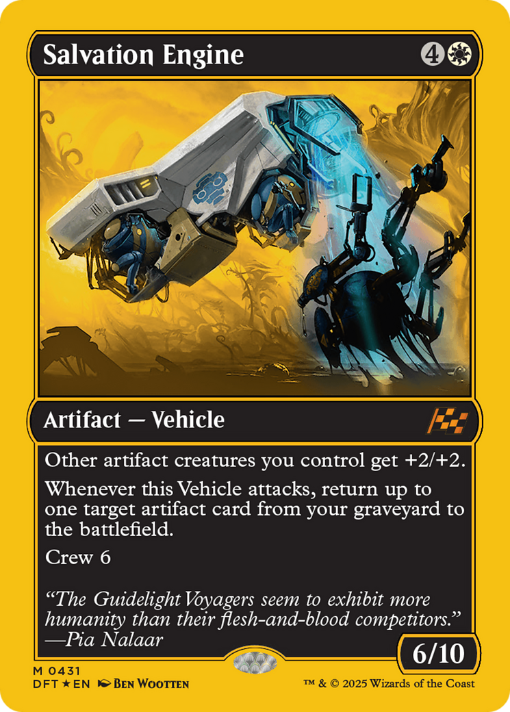 Salvation Engine (First-Place Foil) (DFT-431)  Foil - Aetherdrift