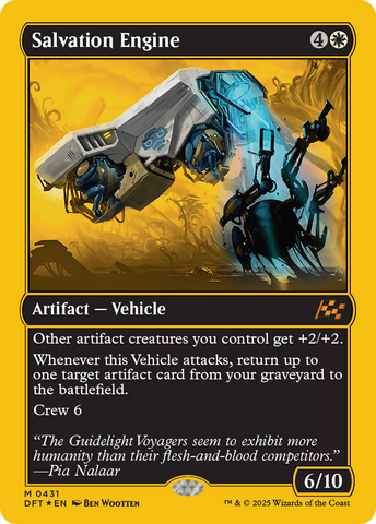 Salvation Engine (First-Place Foil) (DFT-431)  Foil - Aetherdrift