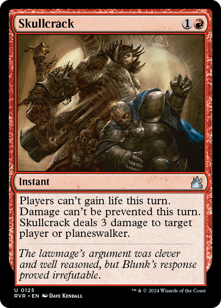 Skullcrack (RVR-125)  Foil - Ravnica Remastered
