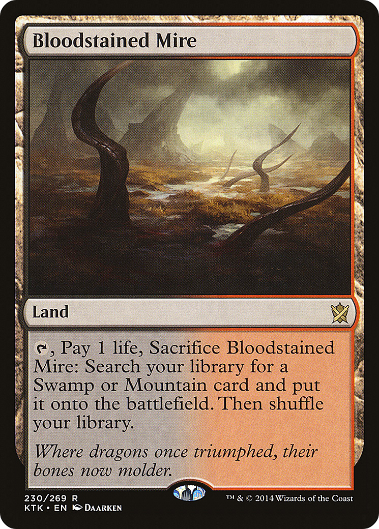Bloodstained Mire (KTK-230)  - Khans of Tarkir