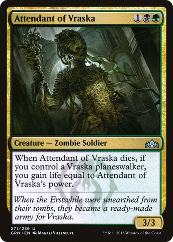 Attendant of Vraska (GRN-271)  - Guilds of Ravnica