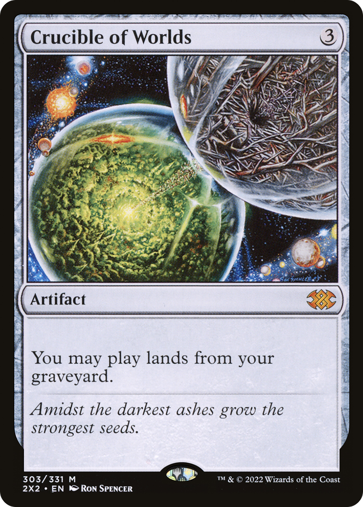 Crucible of Worlds (2X2-303)  Foil - Double Masters 2022
