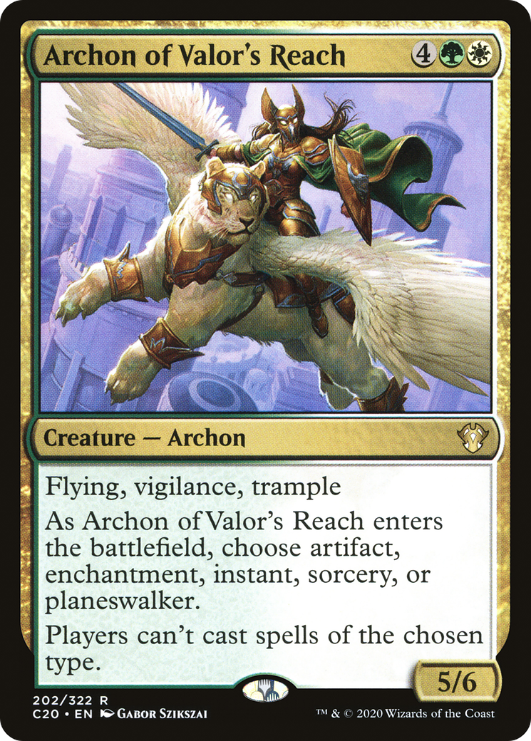 Archon of Valor's Reach (C20-202)  - Commander 2020