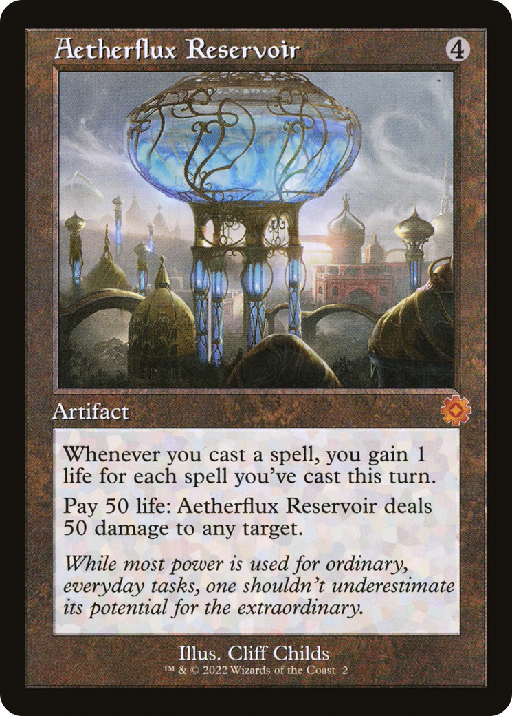 Aetherflux Reservoir (BRR-002)  Foil - The Brothers' War Retro Artifacts