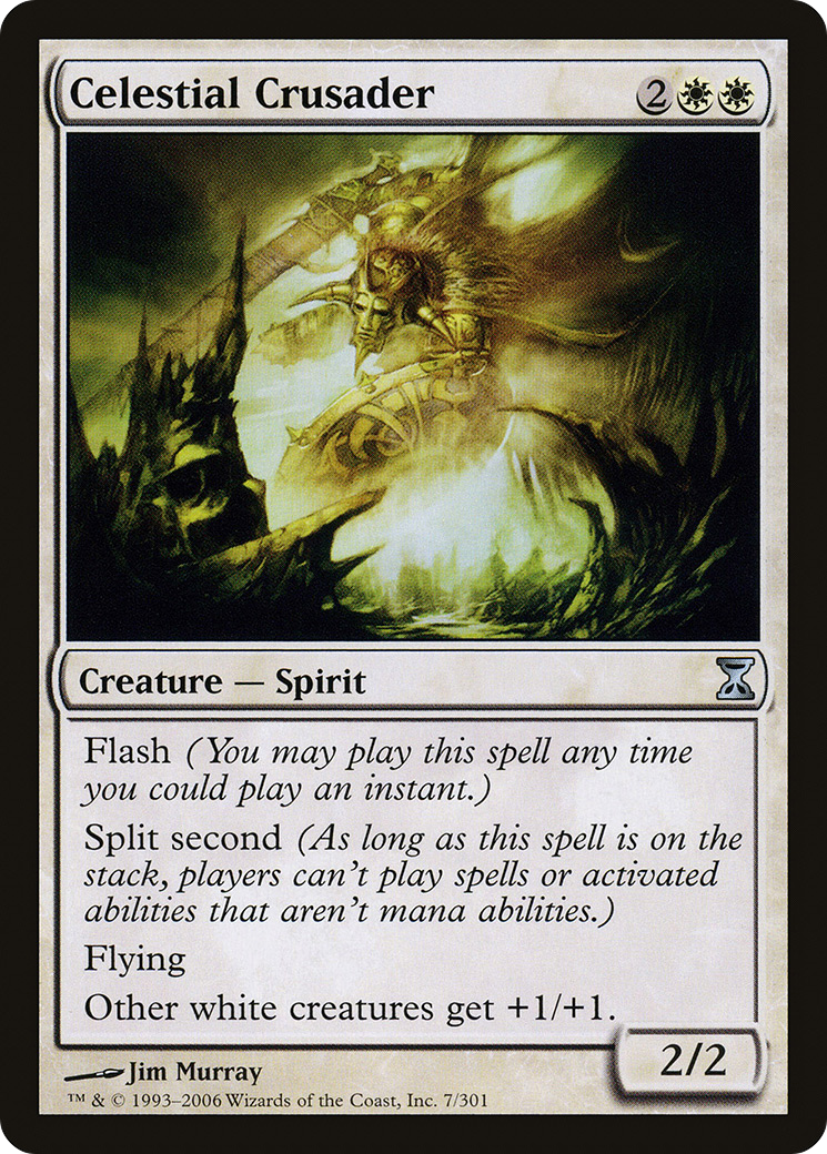 Celestial Crusader (TSP-007)  Foil - Time Spiral