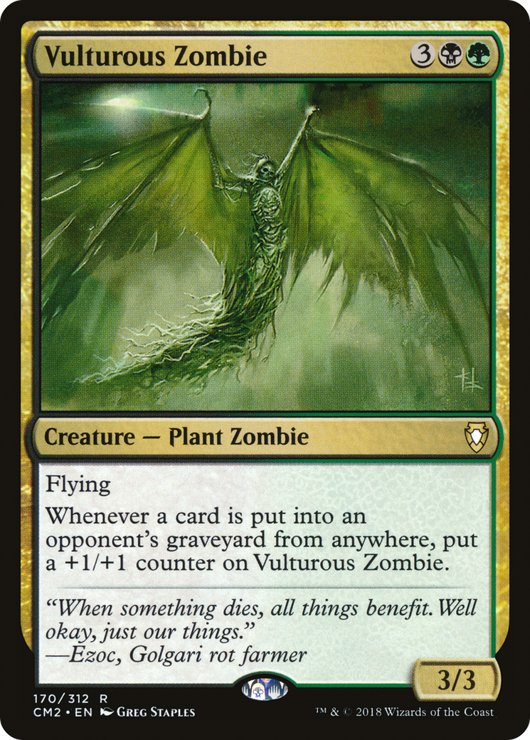 Vulturous Zombie (CM2-170)  - Commander Anthology Volume II