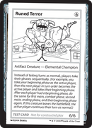 Runed Terror (MB2PC-)  - Mystery Booster 2