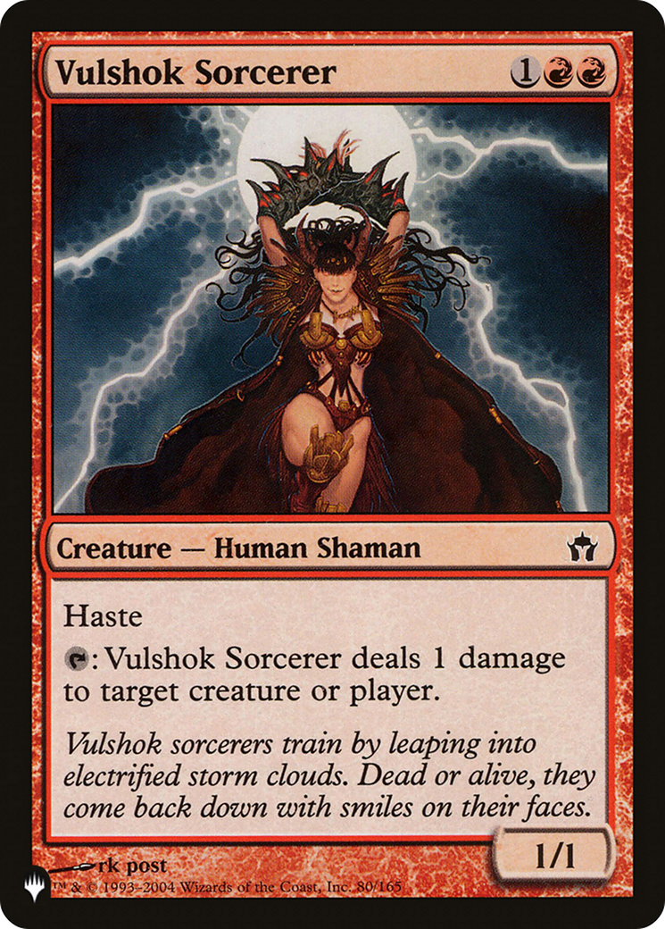Vulshok Sorcerer (LIST-5DN-80)  - The List