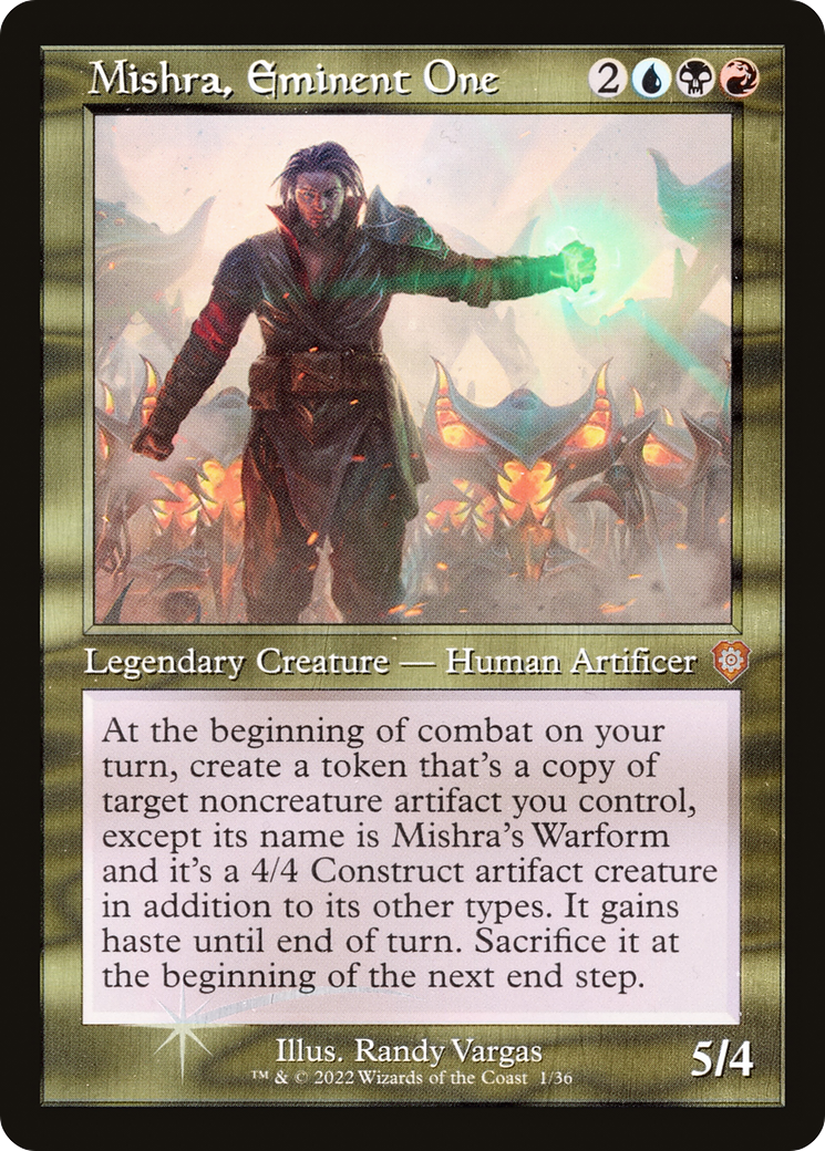 Mishra, Eminent One (Retro Frame) (BRC-001)  Foil - The Brothers' War Commander
