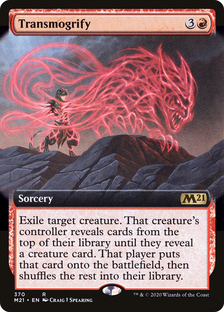 Transmogrify (Extended Art) (M21-370)  Foil - Core Set 2021: (Extended Art)