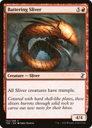 Battering Sliver (TSR-154)  Foil - Time Spiral Remastered