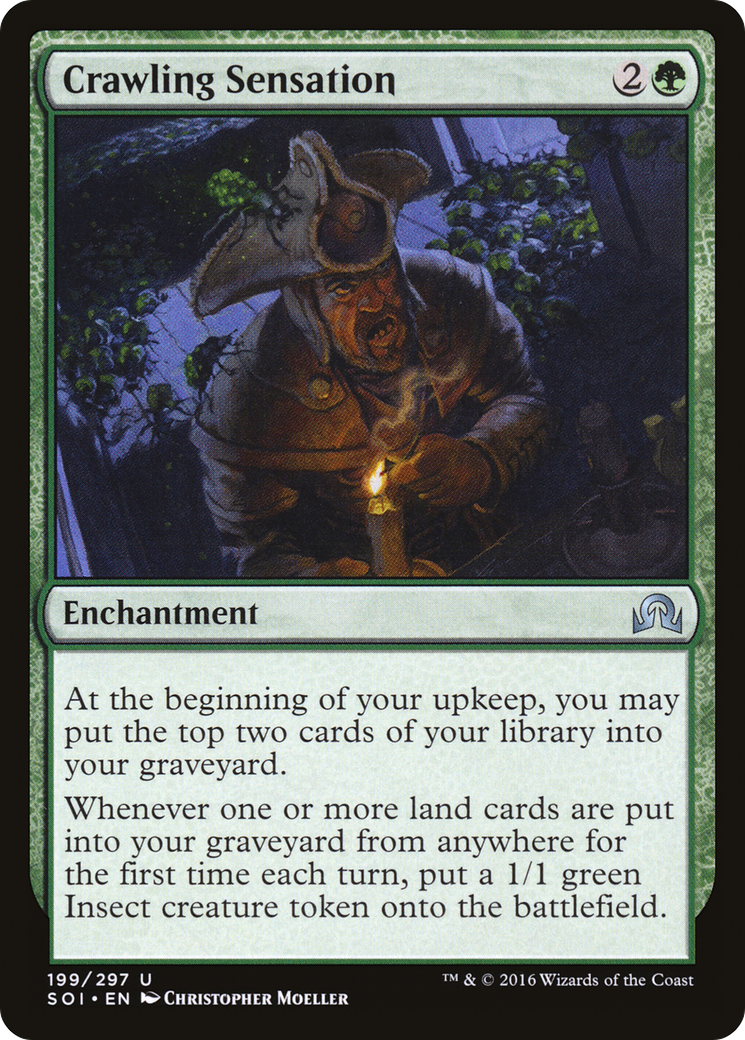 Crawling Sensation (SOI-199)  Foil - Shadows over Innistrad