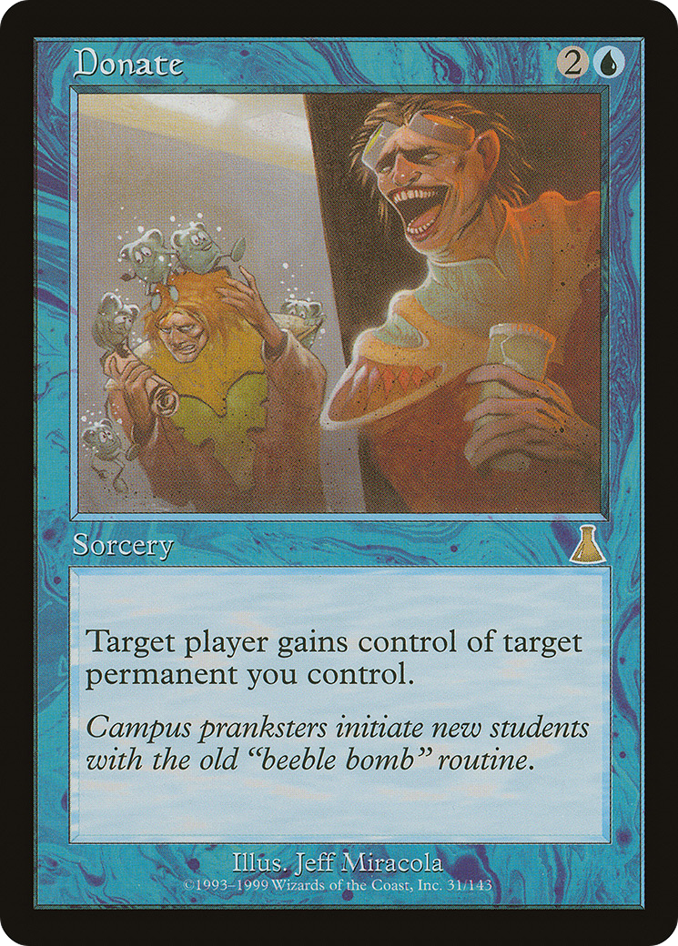 Donate (UDS-031)  Foil - Urza's Destiny