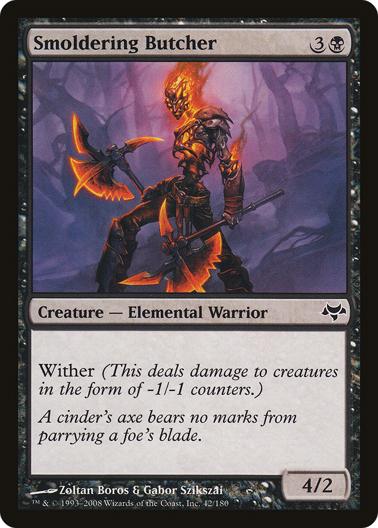 Smoldering Butcher (EVE-042) - Eventide Foil